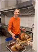 preparing turkey
