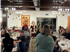 visit from Santa Claus