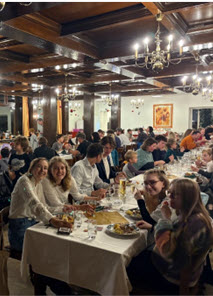table at Thanksgiving